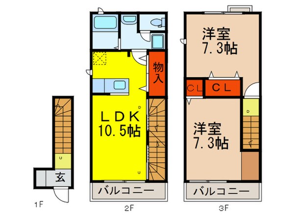 アウロ－ラの物件間取画像